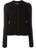 zip-up cardigan