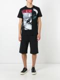 multi print T-shirt
