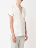 v-neck blouse