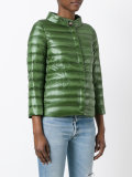high neck buttoned jacket
