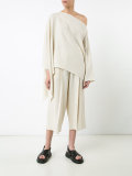 cropped linen trousers 