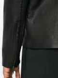 high neck zipper jacket