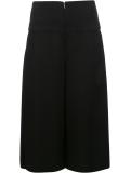 cropped wide-leg trousers