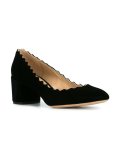 'Lauren' velvet pumps