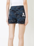 camouflage print shorts