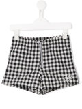 checked shorts 