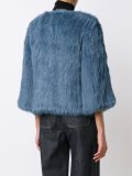 furry cropped jacket