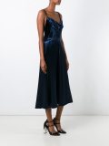 velvet A-line dress