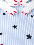 embroidered striped top