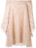 lace cold shoulder dress