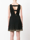 sleeveless beaded dress