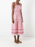 zigzag tassel detail dress