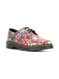 floral print lace up shoes 