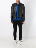 leather bomber jacket