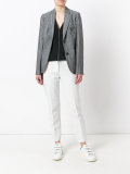 stoned pin striped blazer 