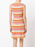 chevron stripe shift dress