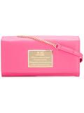 logo plaque clutch