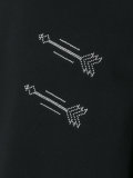embroidered motif sweatshirt