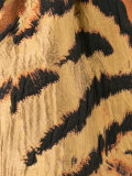tiger print fitted dress 