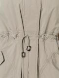 hooded zipped gilet 