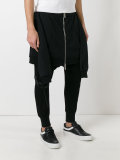 faux-sweater layered trousers