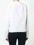 contrast panel shirt 