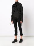 twisted bow detail shirt
