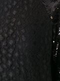 lace long flared dress