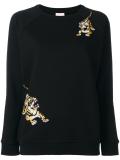 embroidered tiger sweatshirt 