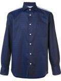 dotted button down shirt
