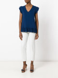 frill trim top