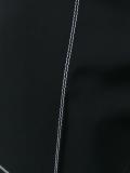 contrast stitch wide-leg trousers