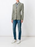 three button fitted jacket