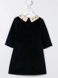 velvet shift dress