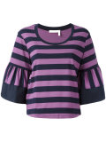 striped knitted top