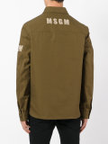 logo contrast shirt 