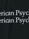 'american psycho'印花Polo领T恤