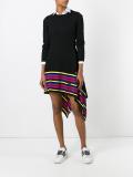 asymmetric knitted dress