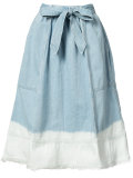 bleached effed A-line skirt