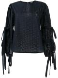 tie-sleeve top
