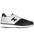glitter slip-on sneakers