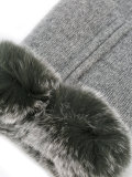 fur trim gloves