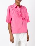 ruffle pocket shirt