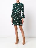floral print flared dress