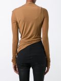 asymmetric ruched top