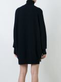 roll neck knitted dress