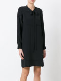 pussy bow shirt dress