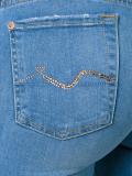 stonewashed bootcut jeans