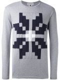 geometric motif sweatshirt