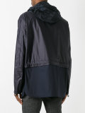 panel hooded jacket